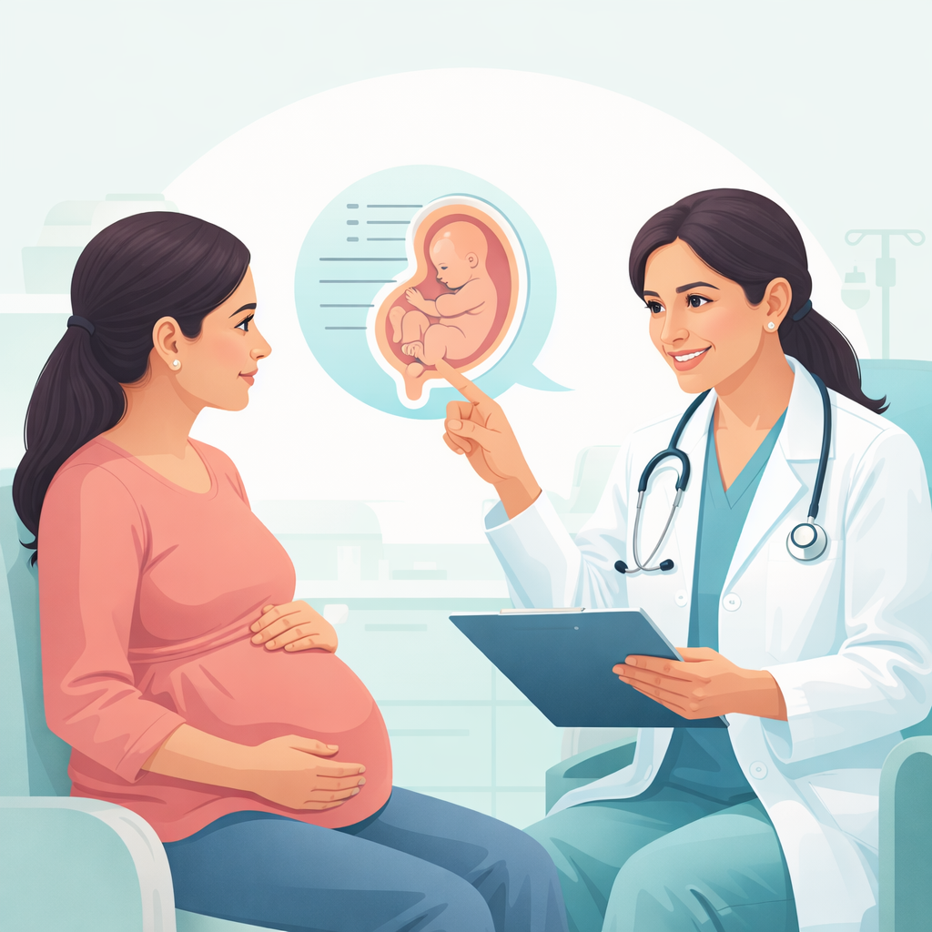 Pregnancy doctor in Gangavathi providing antenatal care and routine pregnancy monitoring