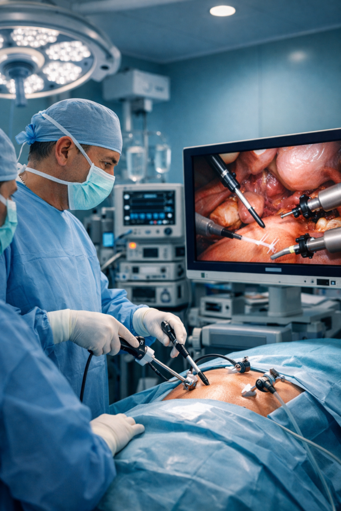 Top laparoscopic surgery doctor in Gangavathi performing advanced minimally invasive surgery