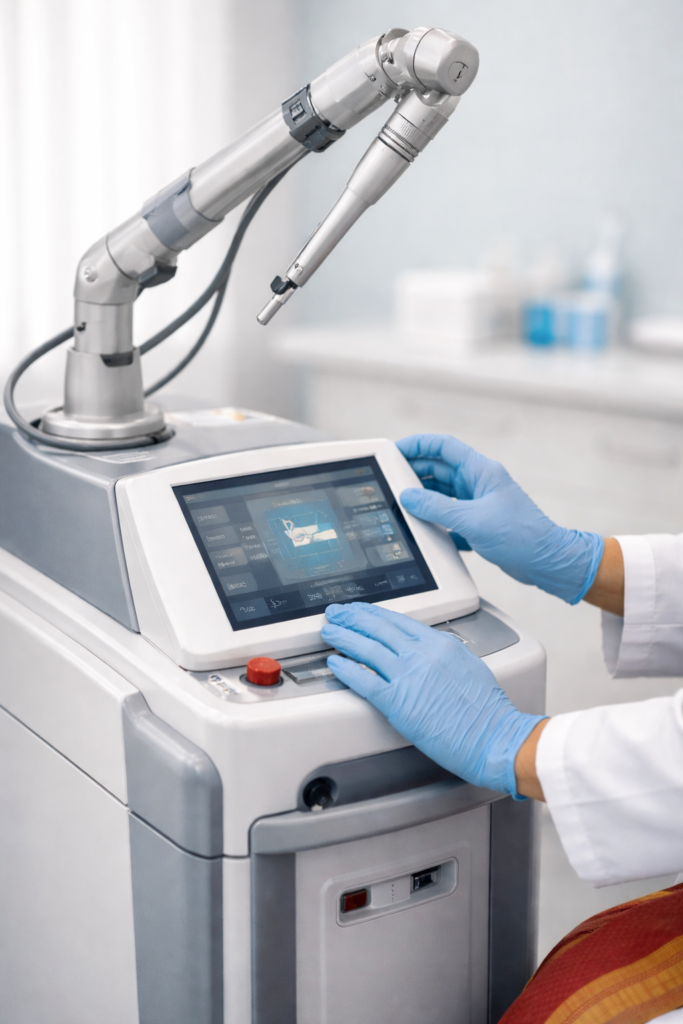 Female pelvic floor anatomy diagram explaining tissue support in non-surgical vaginal laser for incontinence relief women