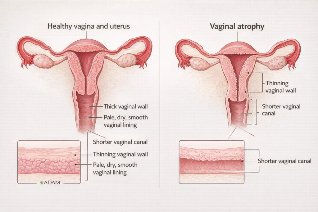 Advanced device used for non-surgical vaginal laser for incontinence relief women treatment in gynecology clinic